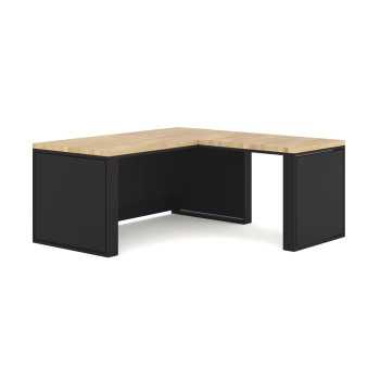biurko klasyczne narożne nolt blendy czarne